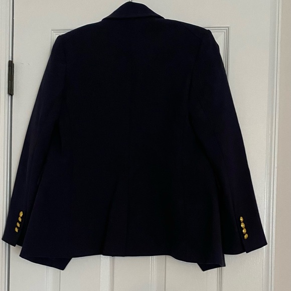 NWT Express Navy Blue Military Blazer Gold Buttons Size 8 - Picture 4 of 4